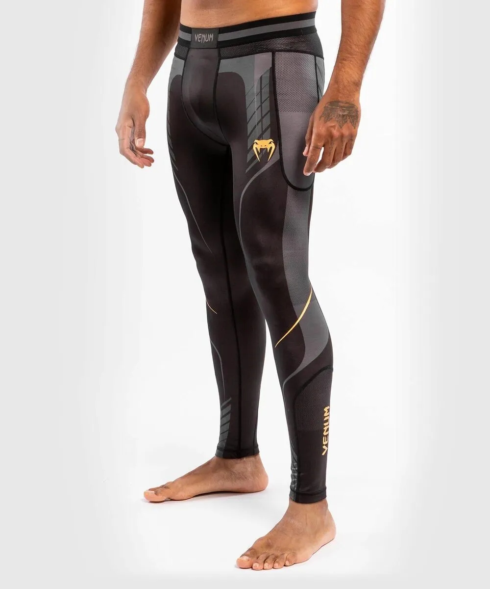 Venum Athletics Compression Tights - Black-Gold 4 Venum Athletics Compression Tights - Black-Gold - Image 2
