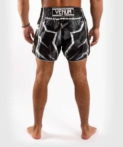 Venum GLDTR 4.0 (Gladiator) Muay Thai Shorts -Training gear shop 7632c559ef786717f06dfe238f5515b52f96d71d SHORT MUAYTHAI GLADIATOR 4.0 BLACK WHITE 04