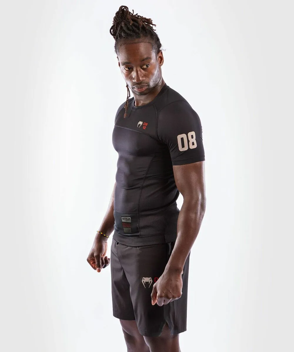 Venum Loma 08-12 Rashguard Short Sleeves - Black 5 Venum Loma 08-12 Rashguard Short Sleeves - Black - Image 3