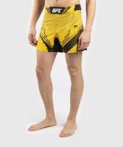 UFC Venum Pro Line Men's Shorts - Yellow -Training gear shop 787bb335128612a213417d1c3735691c74e1185a VNMUFC 00061 006 02