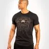 Venum Lions21 T-Shirt - Black-Sand -Training gear shop 799f503996ad99badc14debfee9ff8b887c2a756 TS LION BLACK SAND 01