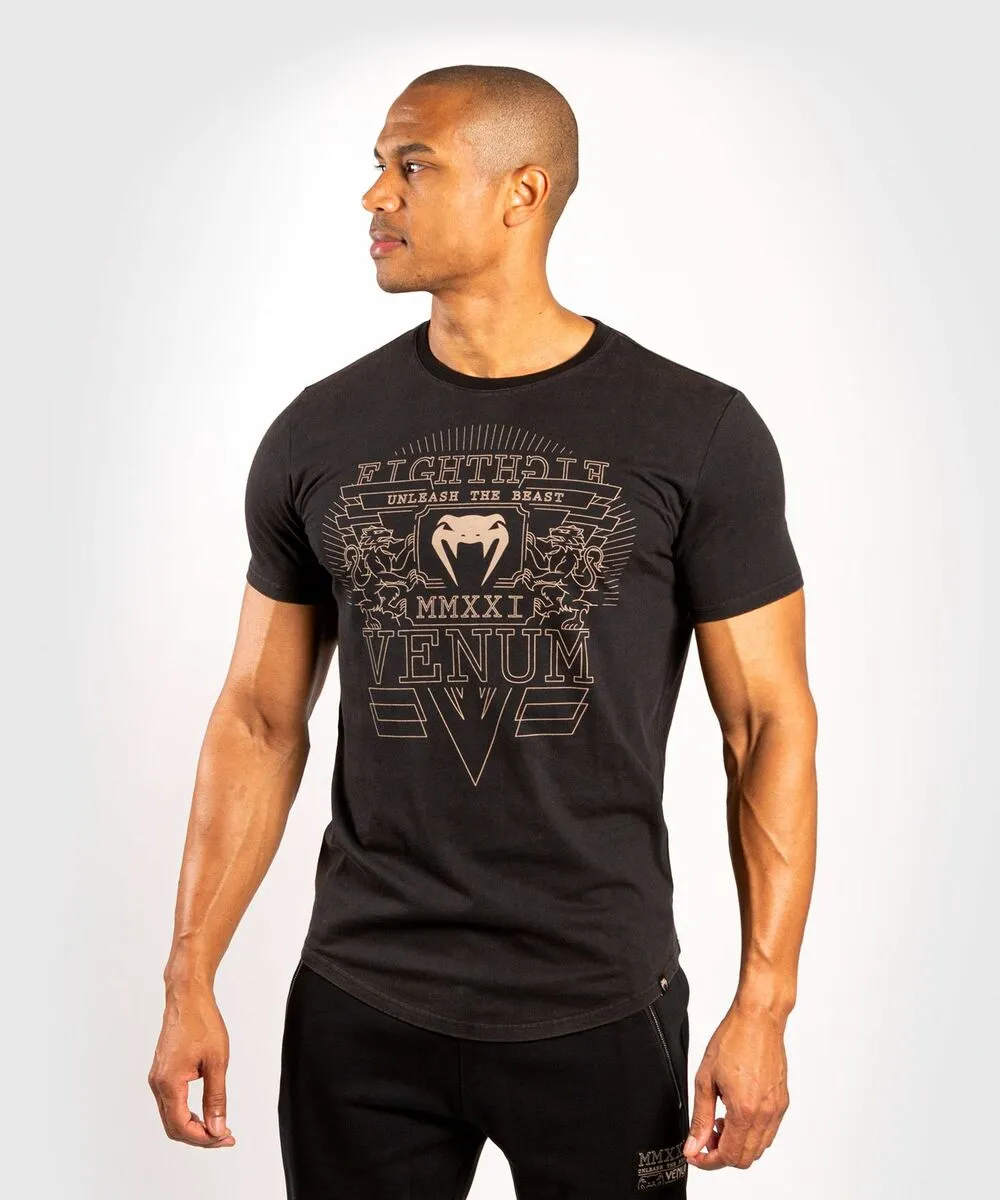 Venum Lions21 T-Shirt - Black-Sand 3 Venum Lions21 T-Shirt - Black-Sand