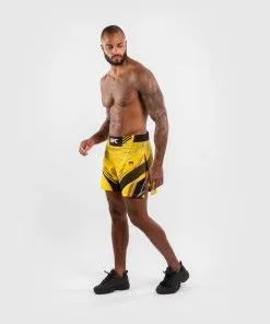 UFC Venum Authentic Fight Night Men's Gladiator Shorts - Yellow -Training gear shop 7ea67f5696f7cf5b4a40cecb600e38b9f36bfc05 VNMUFC 00003 006 10