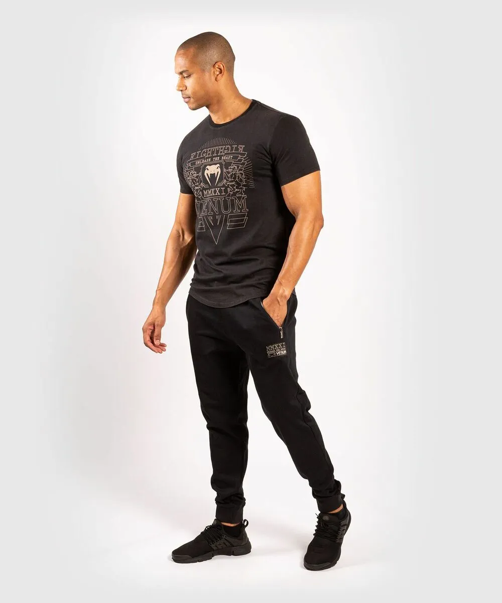 Venum Lions21 T-Shirt - Black-Sand 8 Venum Lions21 T-Shirt - Black-Sand - Image 6