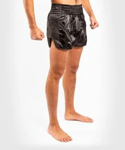 Venum ONE FC Impact Muay Thai Shorts -Black-Black -Training gear shop 83c331be476dd219f1fff5a830be2a324625347f SHORT MUAYTHAI ONEFC BLACK BLACK 07 1