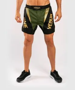 Venum X One FC Fightshorts, Khaki/Gold