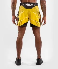 UFC Venum Authentic Fight Night Men's Gladiator Shorts - Yellow -Training gear shop 85b32c4b49c0303429666686c9e92e82e41d6de8 VNMUFC 00003 006 04B