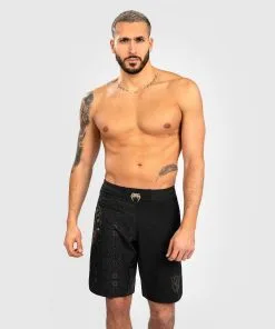 Venum Santa Muerte Dark Side Fightshorts (23) - Black/Brown