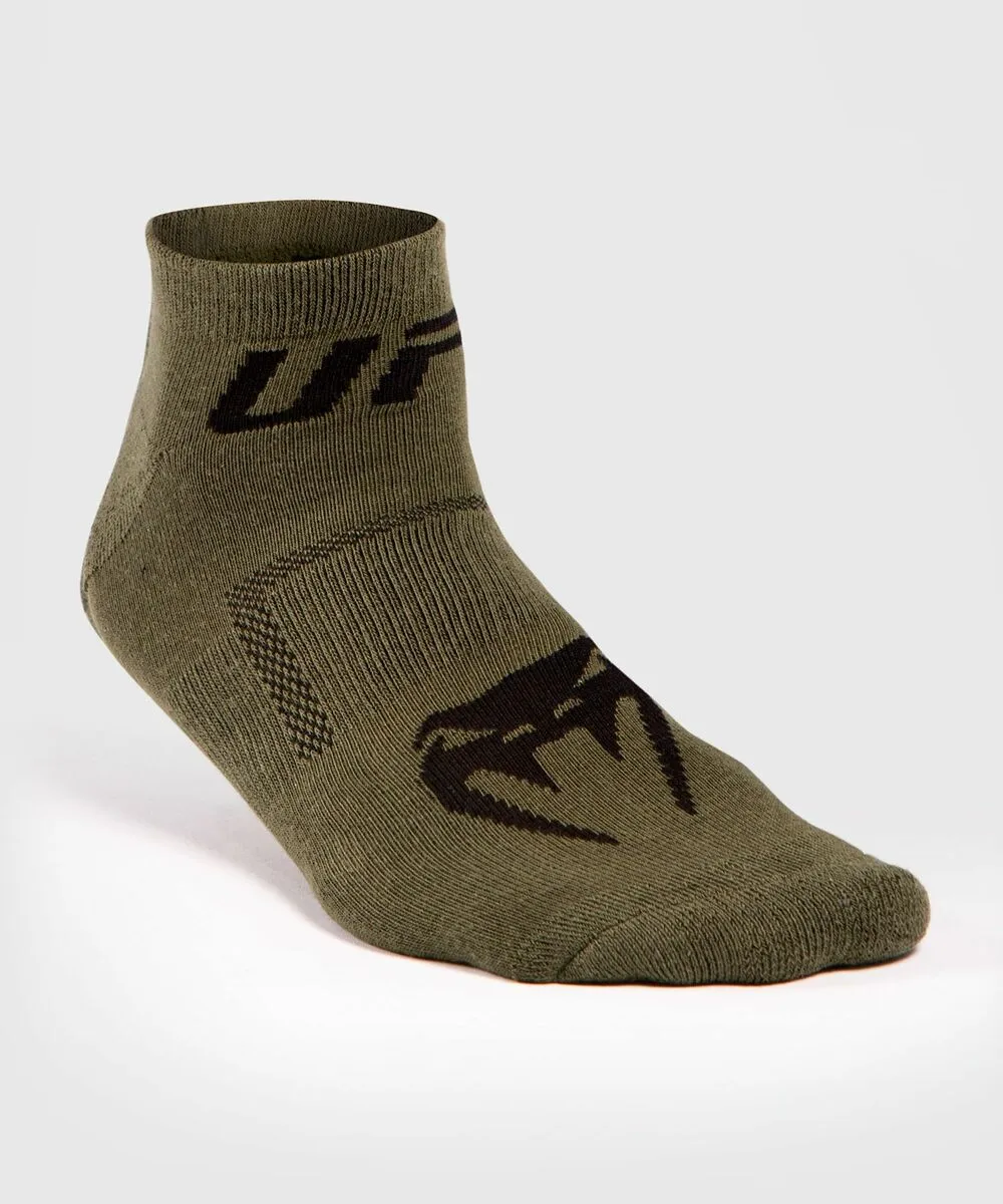 UFC Venum Authentic Fight Week Unisex Performance Sock - 2 Pairs - Khaki 4 UFC Venum Authentic Fight Week Unisex Performance Sock - 2 Pairs - Khaki - Image 2
