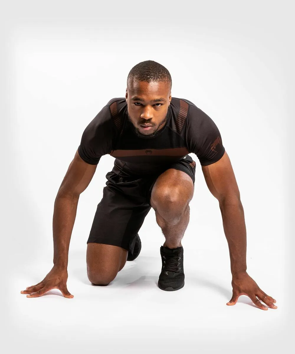 Venum NoGi 3.0 Rashguard Short Sleeves - Black-Brown 9 Venum NoGi 3.0 Rashguard Short Sleeves - Black-Brown - Image 7