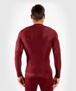 Venum GFit Rashguard - Long Sleeves Burgundy -Training gear shop 91acb8997d50bc918aa3c2bcaaae050119b8ab33 RASH LS GFIT BURGUNDY SD 04