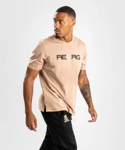 Venum Reorg T-shirt - Sand -Training gear shop 94077e9f5f3ae8eecf40a1de522b847a542f14ed TS REORG BEIGE 06