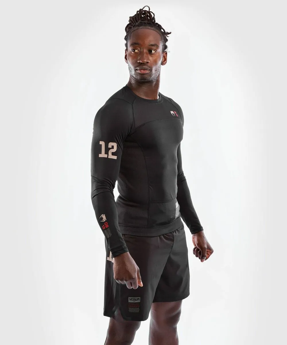 Venum Loma 08-12 Rashguard Long Sleeves - Black 5 Venum Loma 08-12 Rashguard Long Sleeves - Black - Image 3
