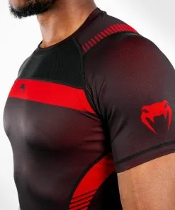 Venum NoGi 3.0 Rashguard Short Sleeves - Black-Red -Training gear shop 9765b2eac1539d74579fc0a07bbaafff8909a1c7 RASH SS NOGI3.0 RED 07