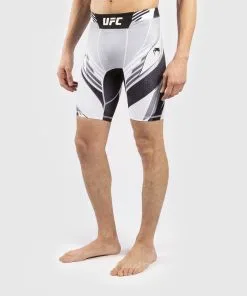 UFC Venum Pro Line Men's Vale Tudo Shorts - White -Training gear shop 98330067c47a1b24742620f06a2504f5b2a7015e VNMUFC 00073 002 02