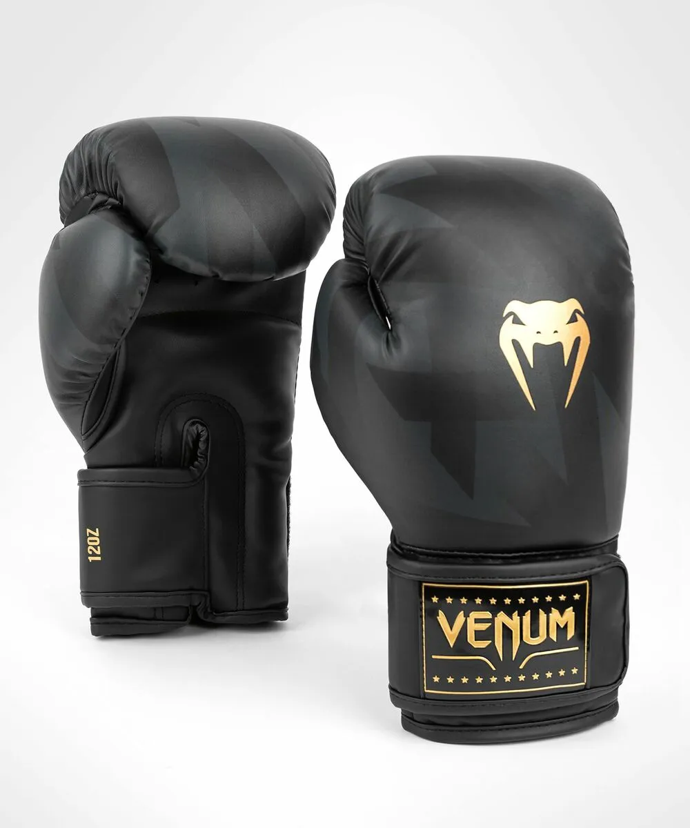 Venum Razor Boxing Gloves - Black/Gold 3 Venum Razor Boxing Gloves - Black/Gold