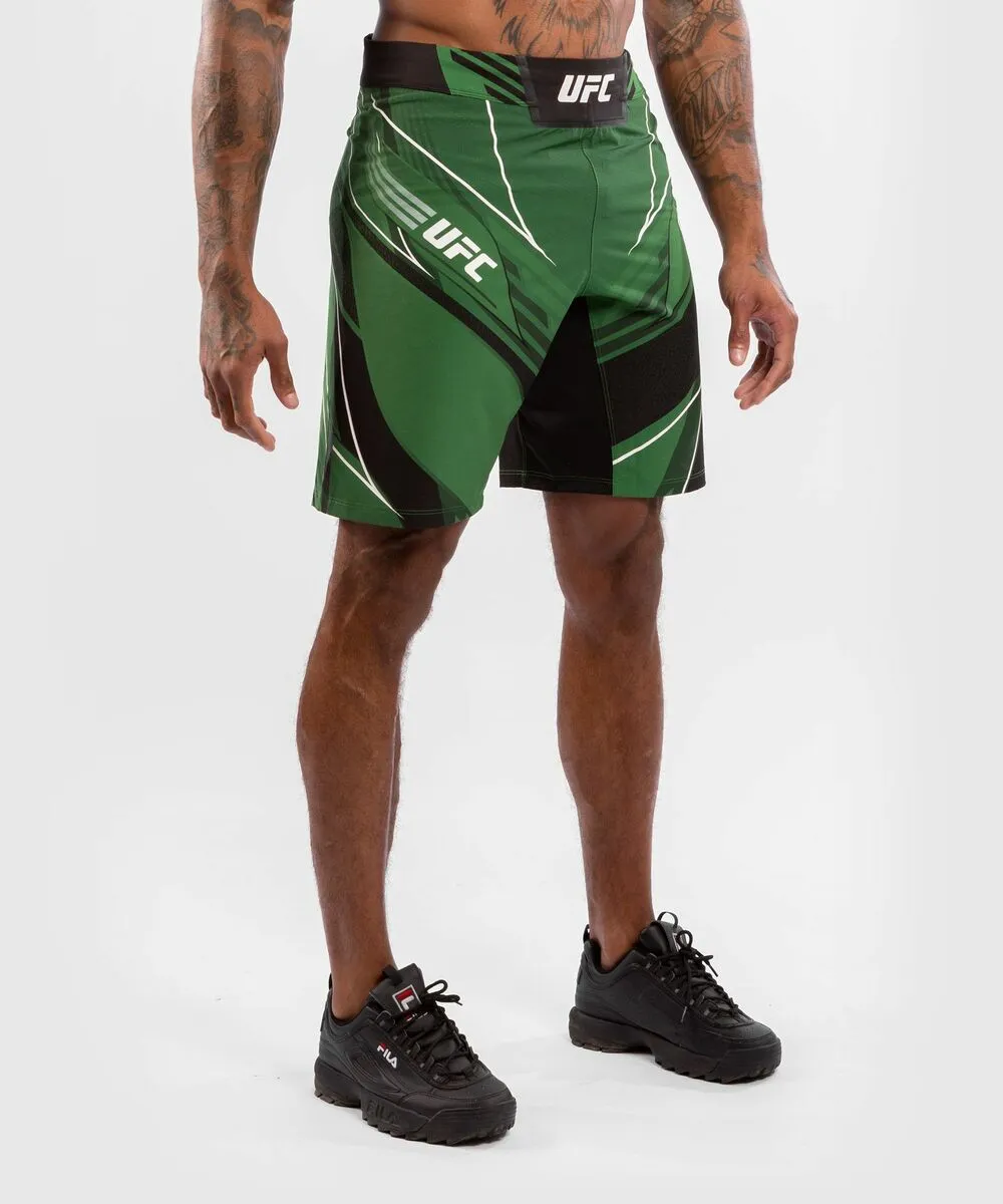 UFC Venum Authentic Fight Night Men's Shorts - Long Fit - Green 5 UFC Venum Authentic Fight Night Men's Shorts - Long Fit - Green - Image 3