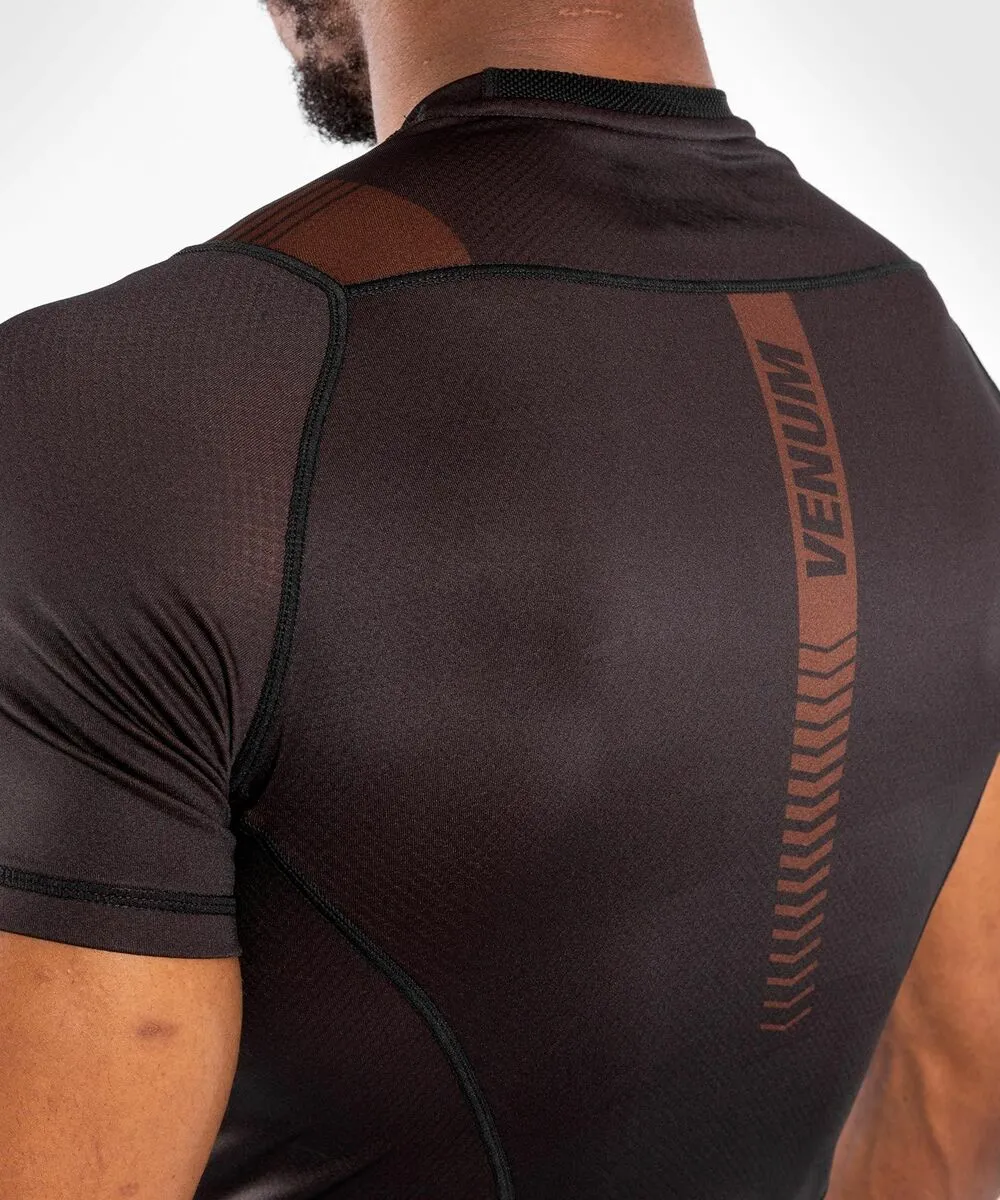 Venum NoGi 3.0 Rashguard Short Sleeves - Black-Brown 8 Venum NoGi 3.0 Rashguard Short Sleeves - Black-Brown - Image 6