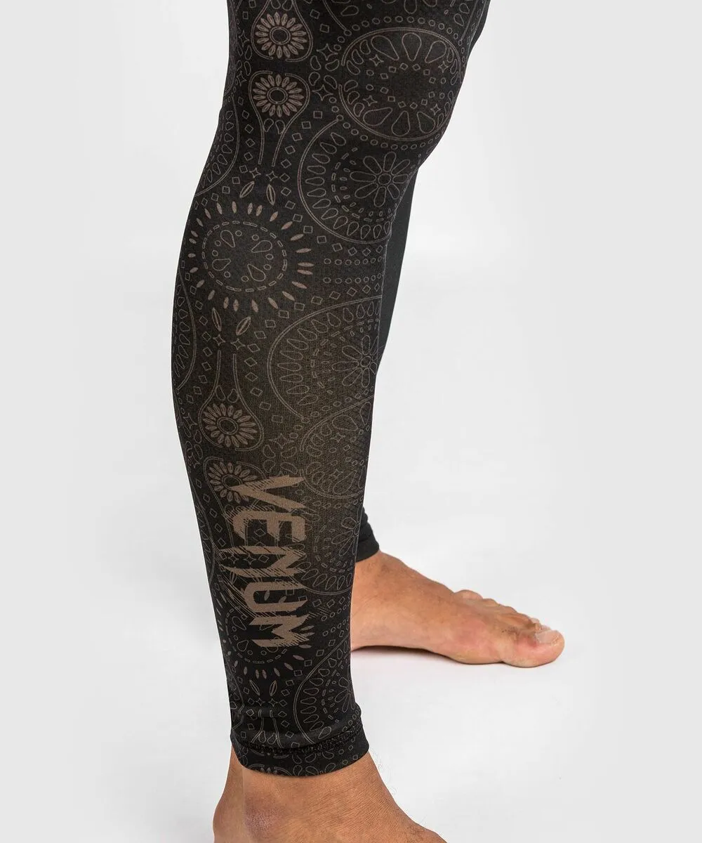 Venum Santa Muerte Dark Side Spats (23) Black/Brown 8 Venum Santa Muerte Dark Side Spats (23) Black/Brown - Image 6
