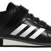 Of Adidas Power Perfect III - Weightlifting Shoes Black-White- Solar Gold