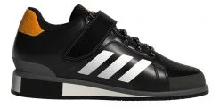 Of Adidas Power Perfect III - Weightlifting Shoes Black-White- Solar Gold