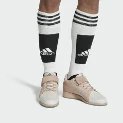 Adidas Power Perfect III - Weightlifting Shoes Chalk Pearl -Training gear shop Adidas20Power20Perfect20III20lll20320weightliftingshoe20painonnostokenkC3A420Chalk20Pearl20socks