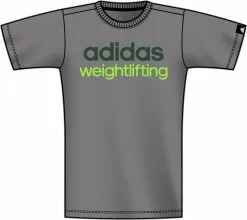 Adidas Weightlifting T-Shirt -Training gear shop Adidas20Weightlifting20T Shirt20T paita20harmaa20grey