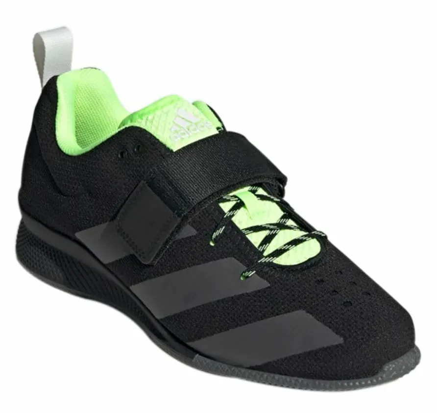 Adidas AdiPower II - Weightlifting Shoes Black-Lime 4 Adidas AdiPower II - Weightlifting Shoes Black-Lime - Image 2