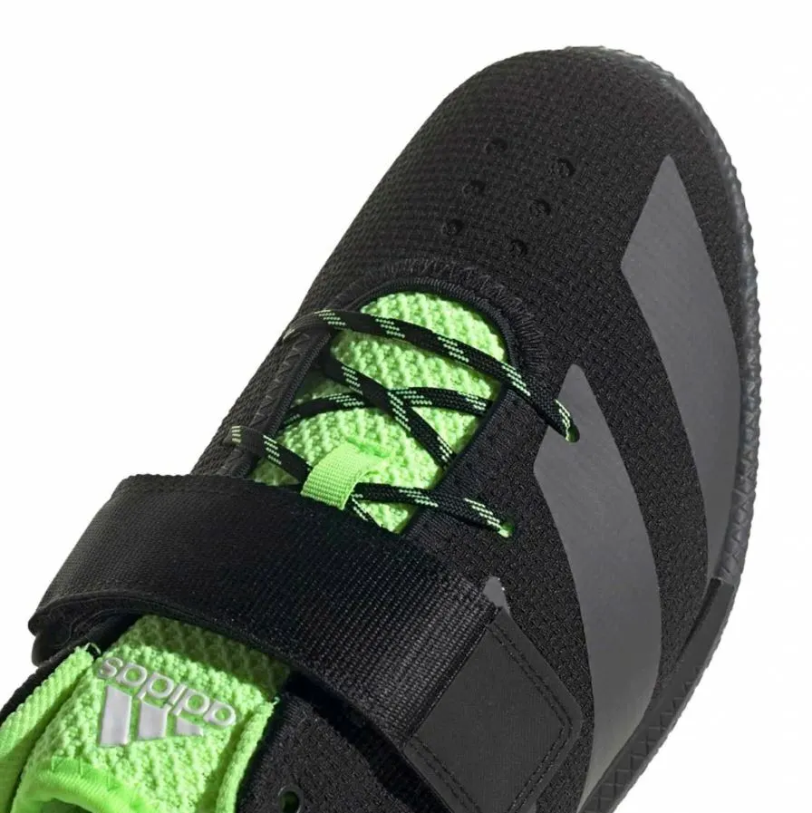 Adidas AdiPower II - Weightlifting Shoes Black-Lime 7 Adidas AdiPower II - Weightlifting Shoes Black-Lime - Image 5