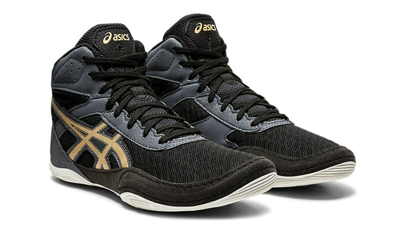 Asics Matflex 6 GS Classic Children Wrestling Shoes Black-Champagne 4 Asics Matflex 6 GS Classic Children Wrestling Shoes Black-Champagne - Image 2