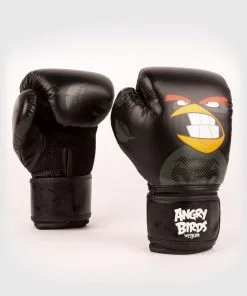 Venum Angry Birds Boxing Gloves For Kids - Black -Training gear shop BG HUNGRYBIRD BLACK 01