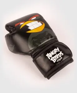 Venum Angry Birds Boxing Gloves For Kids - Black -Training gear shop BG HUNGRYBIRD BLACK 05