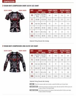 Venum NoGi 2.0 Rashguard, Black -Training gear shop EN SIZEGUIDE RASH ALL59 2