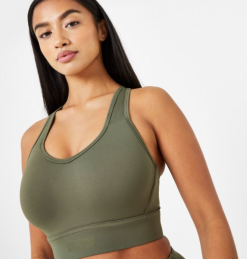 Everlast High Support Mesh Bra -Training gear shop Everlast20high20support20mesh20khaki20vihreC3A43