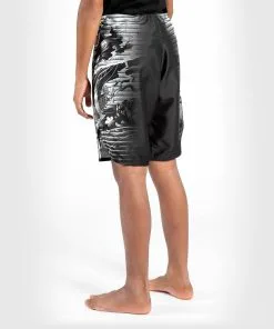 Venum YKZ21 Fighthorts For Kids -Training gear shop FS KIDS YKZ BLACK 03