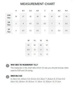 Gasp Zeus Thunderbolt Hi Top Shoe 230790 -Training gear shop Gasp20zeus20thunderbolt20kengC3A4t20kokotaulukko VALMIS