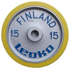 Leoko Competition Discs (Calibrated) -Training gear shop Kilpailupaino2CCompetition20bumber20plate2015Kg