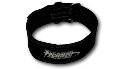 Leader Powerlifting Belt Black -Training gear shop Leader20VoimanostovyC3B620musta20takaa