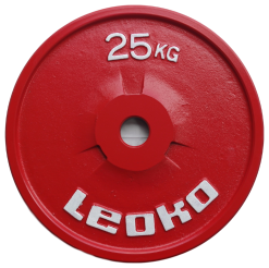 Leoko Competition Metal Disc (IPF Approved) -Training gear shop Leoko20IPF20metal20plate2C20metalli20levy2025kg
