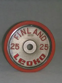 Leoko Competition Discs (Calibrated) -Training gear shop Leoko20Kilpailu20painonnostolevy2025kg