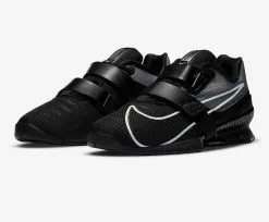 Nike Romaleos 4 Weightlifting Shoe - Black/Black/White -Training gear shop Nike Romaleos 4 musta valkoinen pari