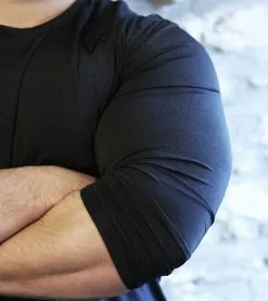 Vice Grip Evo - Obsidian Black Longsleeve Grip Shirt 9 Vice Grip Evo - Obsidian Black Longsleeve Grip Shirt -Training gear shop OBS front