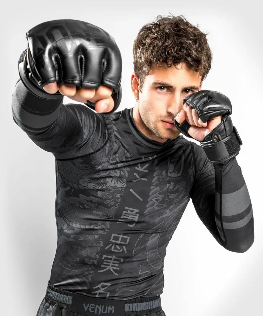 Venum YKZ21 Rashguard Long Sleeves Black-Black 4 Venum YKZ21 Rashguard Long Sleeves Black-Black - Image 2