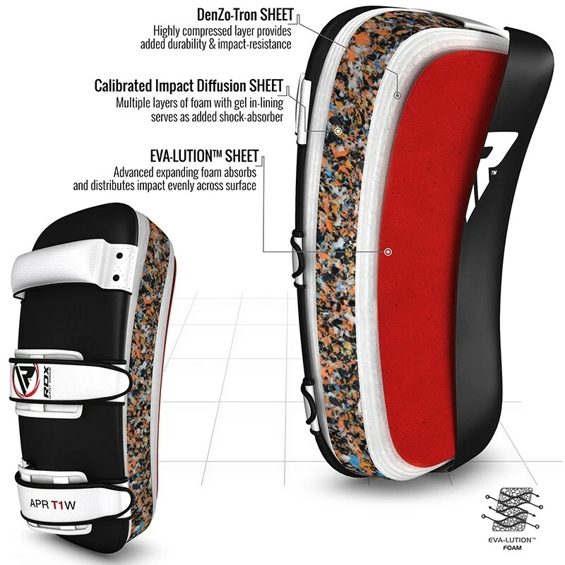 RDX T1 Curved Thai Kick Pad (1pc) 6 RDX T1 Curved Thai Kick Pad (1pc) - Image 4
