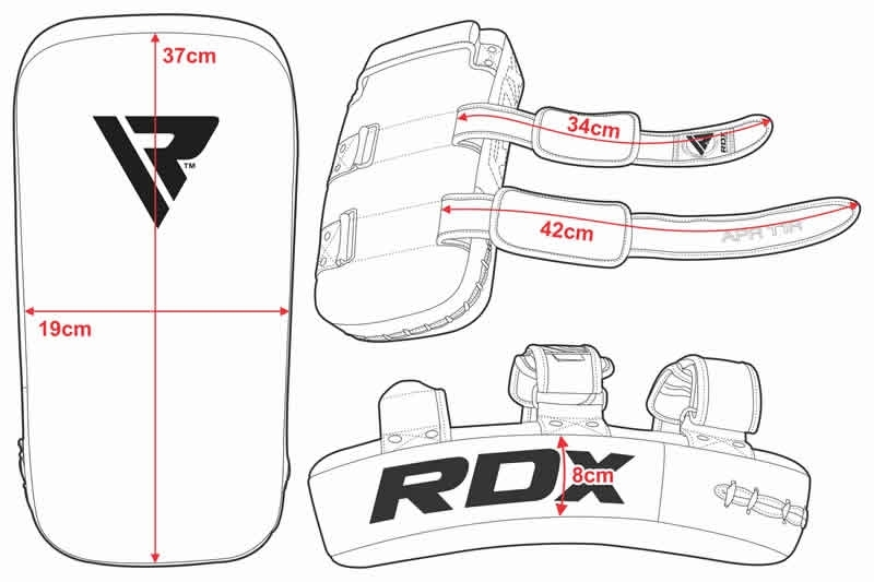 RDX T1 Curved Thai Kick Pad (1pc) 7 RDX T1 Curved Thai Kick Pad (1pc) - Image 5