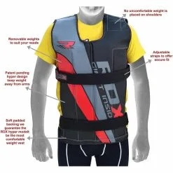 RDX R1 Adjustable 40lbs (18kg) Weighted Vest -Training gear shop RDX20R120Weightvest20painoliivi2018kg20jump20patent20pending
