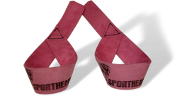 Sporheavy Classic Leather Lifting Strap Pink Edition