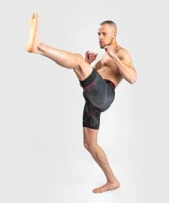 UFC Venum Authentic Fight Week 2.0 Men's Vale Tudo Shorts - Black-Red -Training gear shop VALETUDO FIGHTWEEKS 2.0 BLACK 04