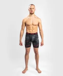 UFC Venum Authentic Fight Week 2.0 Men's Vale Tudo Shorts - Black-Red -Training gear shop VALETUDO FIGHTWEEKS 2.0 BLACK 10 F