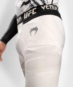 UFC Venum Authentic Fight Week 2.0 Men's Performance Tight - Sand-Black -Training gear shop VNMUFC 00106 040 03